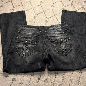 Mens ROCK REVIVAL jean size 40 Paul straight leg